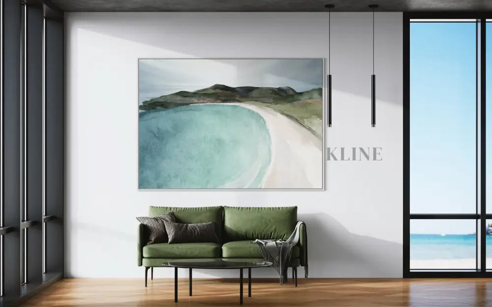 Wineglass Bay - Hand Painting Lounge Wall Art