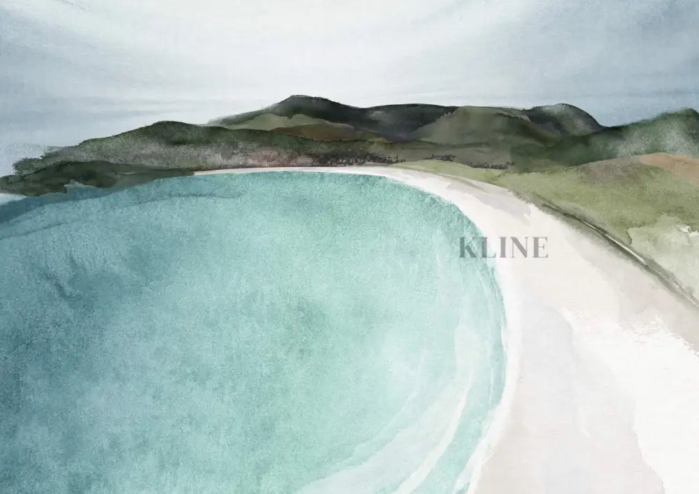 Wineglass Bay - Hand Painting Lounge Wall Art