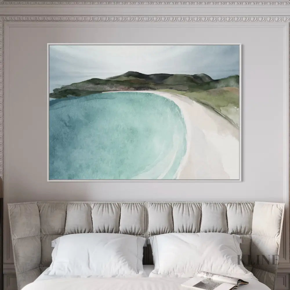 Wineglass Bay - Hand Painting Horizontal Wall Art