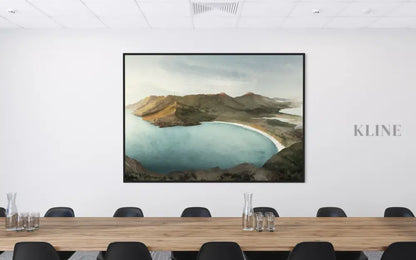 Wineglass Bay Sunrise - Hand Painting