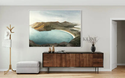 Wineglass Bay Sunrise - Hand Painting