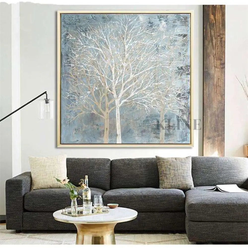 Winter Breeze - Hand Painting Large Wall Art