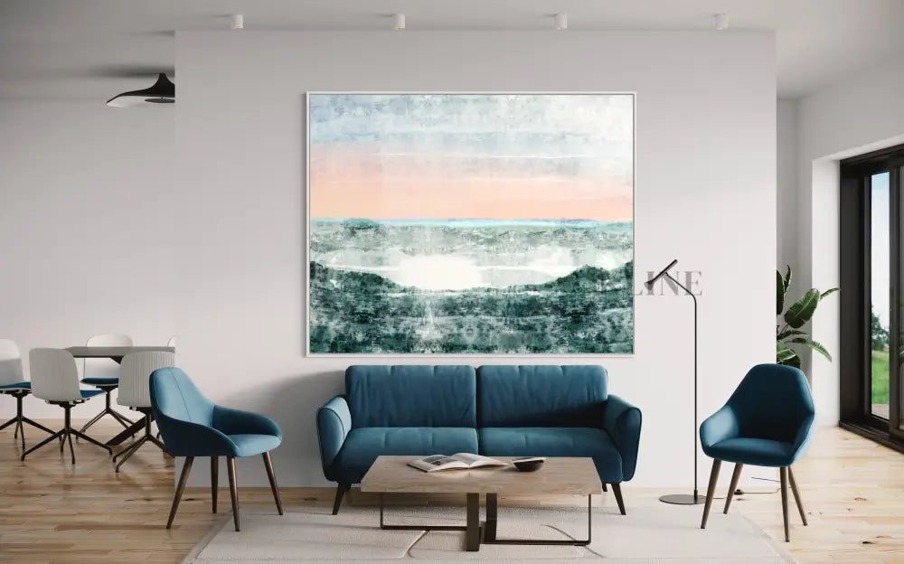 Winter Calf Pasture Beach - Hand Painting Black Friday Sale