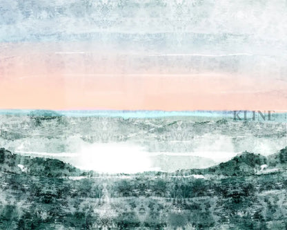 Winter Calf Pasture Beach - Hand Painting