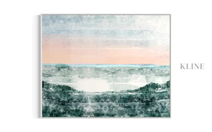 Winter Calf Pasture Beach - Hand Painting