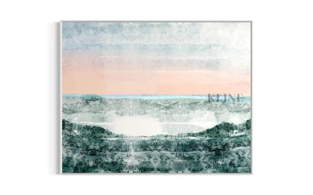 Winter Calf Pasture Beach - Hand Painting