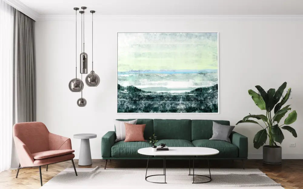 Winter-Calf Pasture No. 2 - Hand Painting 