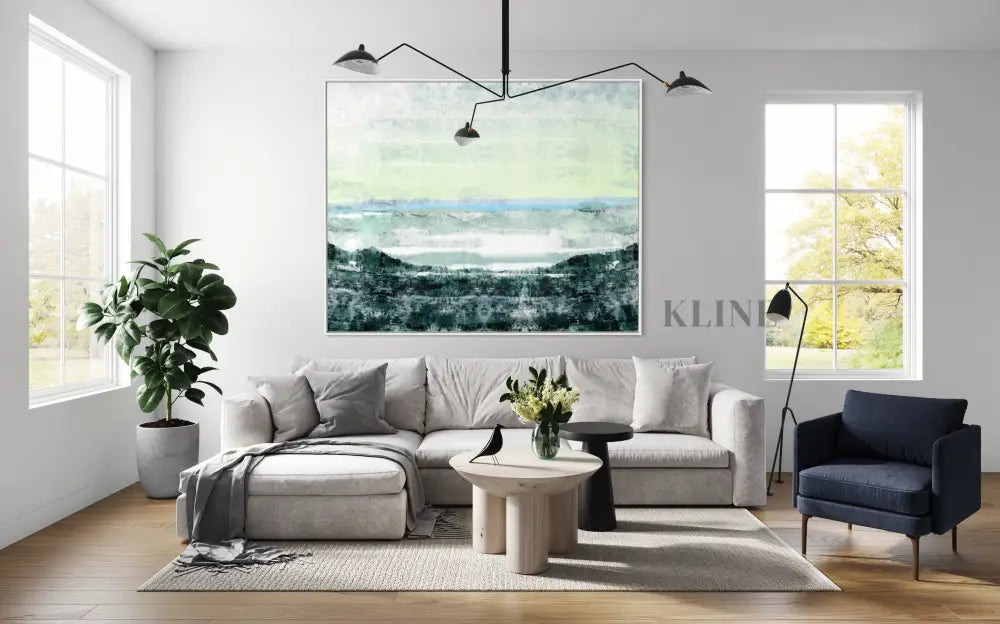 Winter-Calf Pasture No. 2 - Hand Painting Canvas Wall Art