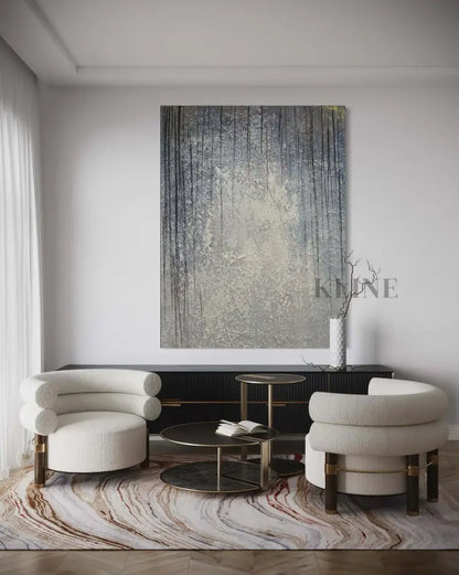 Winter Elegance - Hand Painting