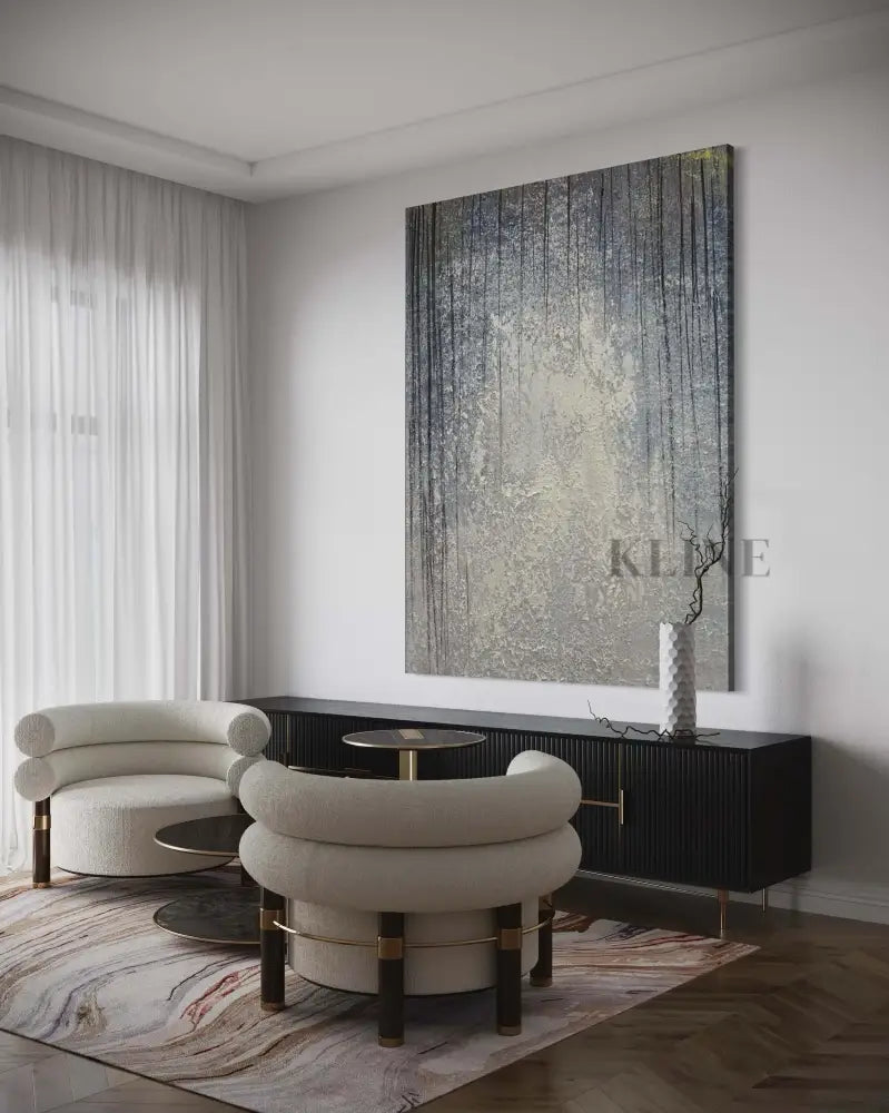Winter Elegance - Hand Painting Pinturas originales en venta