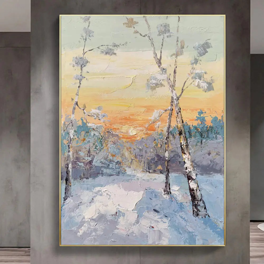 Winter Morning - Kline Collective Art mural de salon