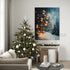 Winter Ornaments at Dusk - Hand Painting