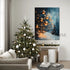Winter Ornaments at Dusk - Hand Painting