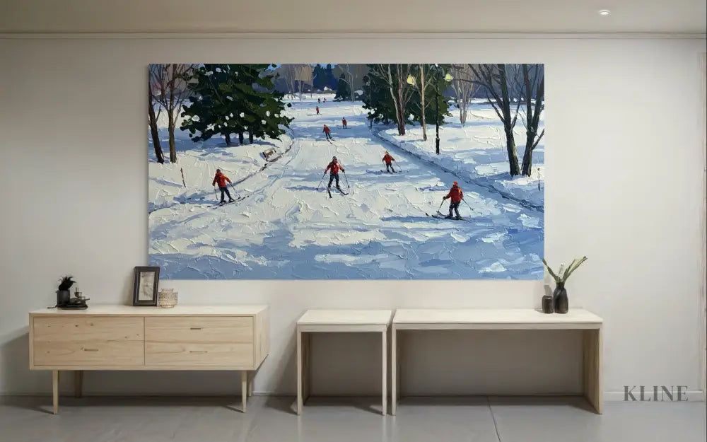 Winter Trails 1 - Hand Painting