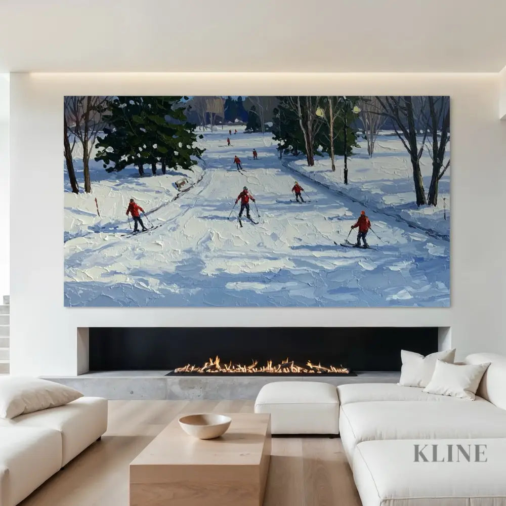 Winter Trails 1 - Hand Painting