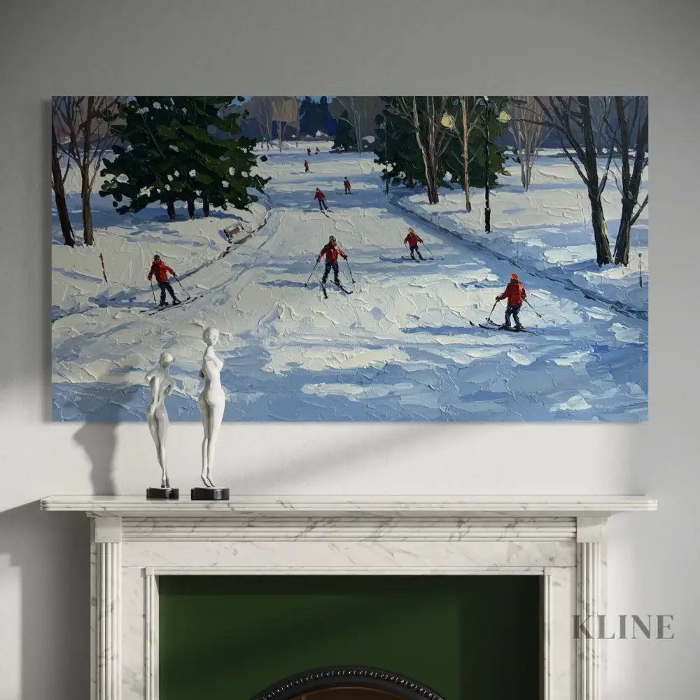 Winter Trails 1 - Hand Painting