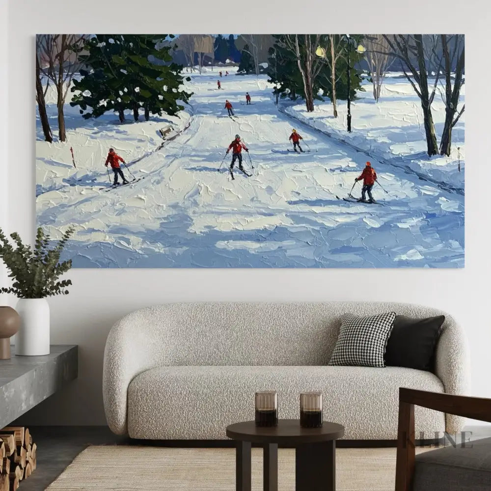 Winter Trails 1 - Hand Painting