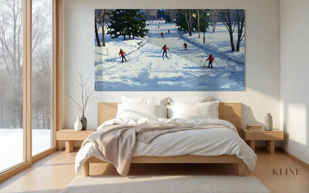 Winter Trails 1 - Hand Painting 