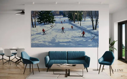Winter Trails 1 - Hand Painting