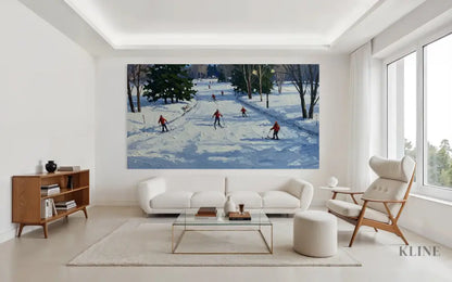 Winter Trails 1 - Hand Painting