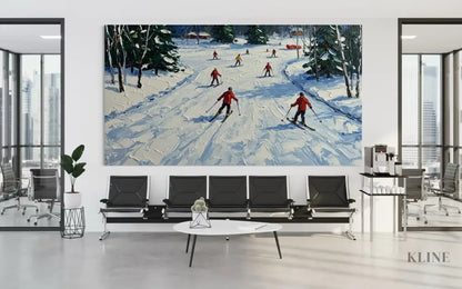 Winter Trails 2 - Hand Painting