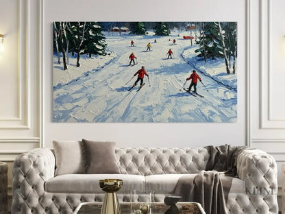 Winter Trails 2 - Hand Painting