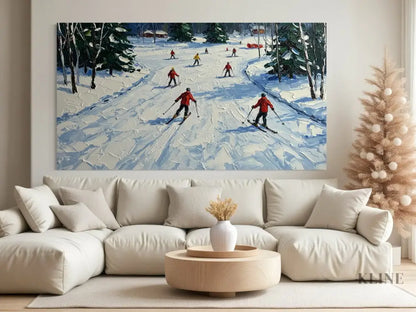 Winter Trails 2 - Hand Painting