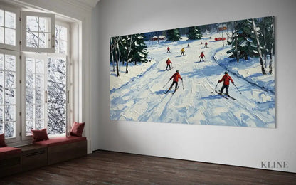 Winter Trails 2 - Hand Painting