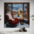 Winter Window Glow - Hand Painting