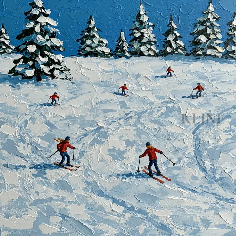 Winter’s Descent - Hand Painting