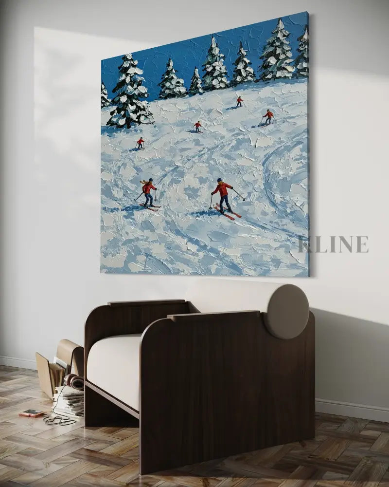 Winter’s Descent - Hand Painting