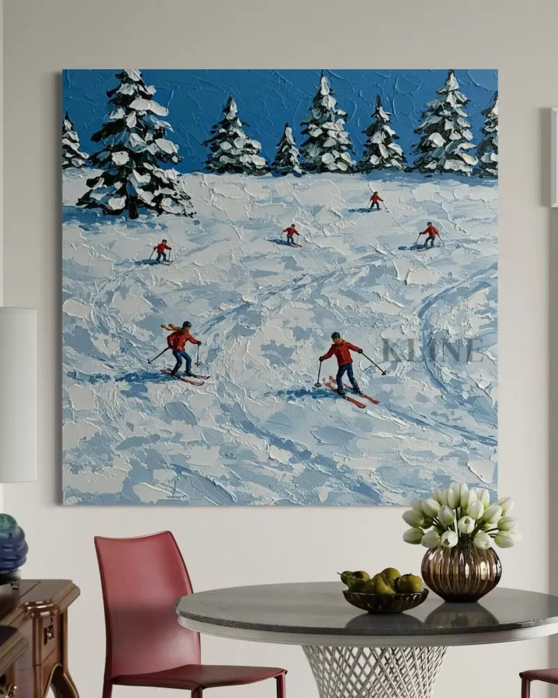 Winter’s Descent - Hand Painting