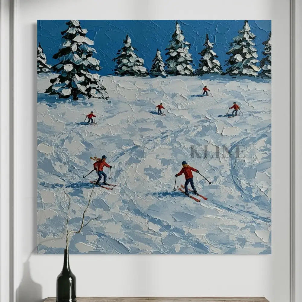 Winter’s Descent - Hand Painting