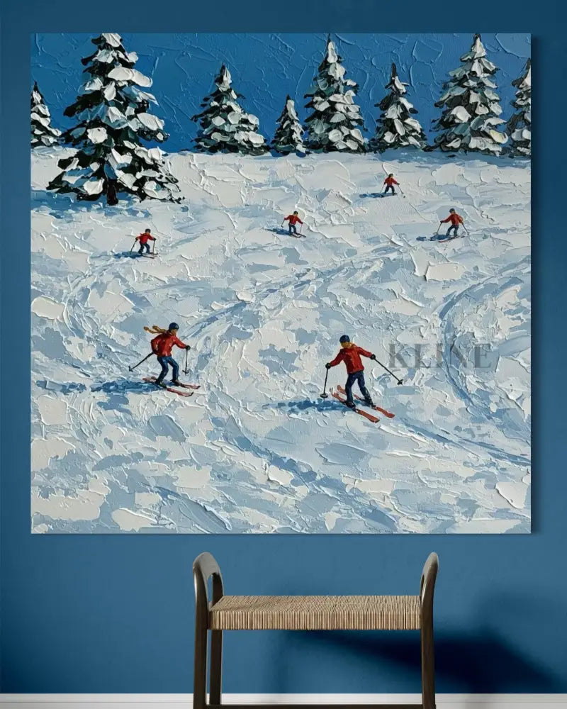 Winter’s Descent - Hand Painting