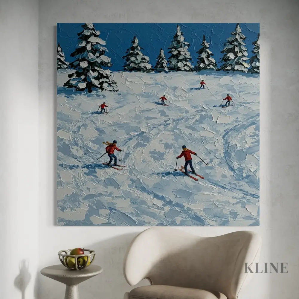 Winter’s Descent - Hand Painting