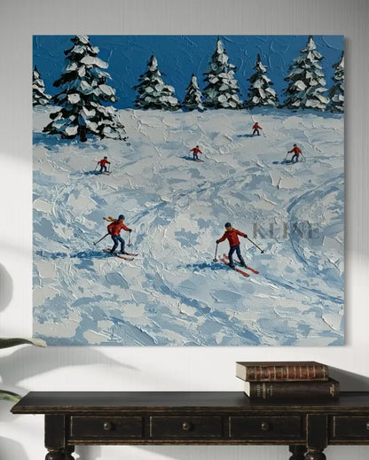 Winter’s Descent - Hand Painting