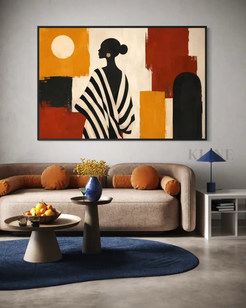 Wrapped in Light - Hand Painting Art mural de salon
