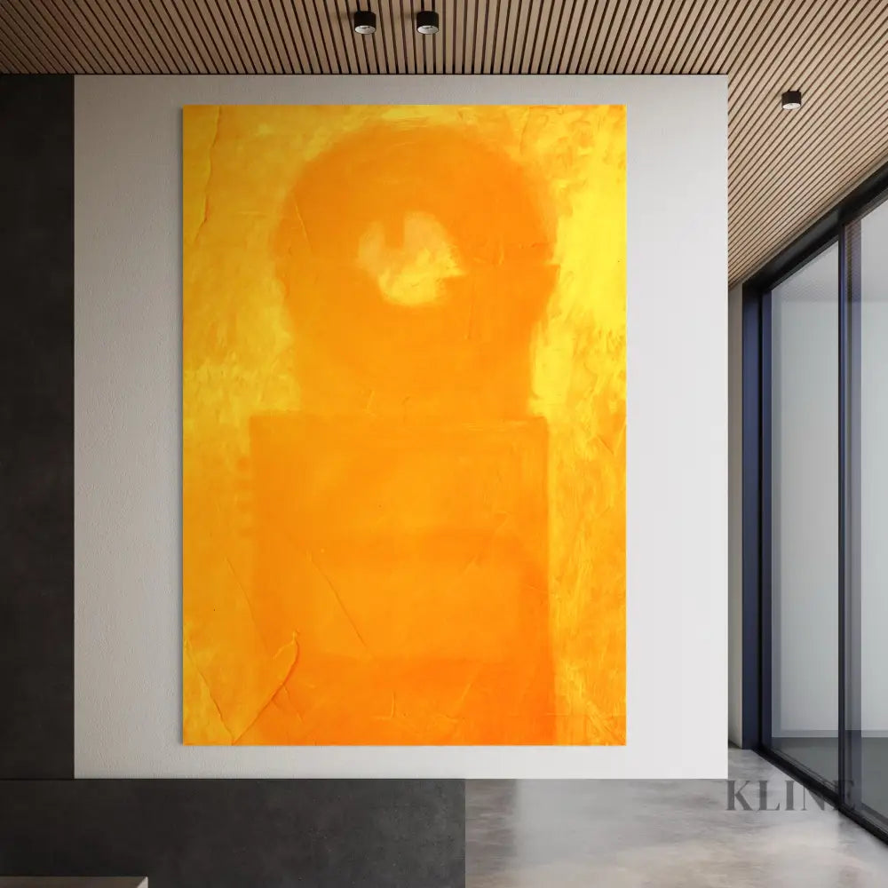 Yellow Cyclic - Hand Painting