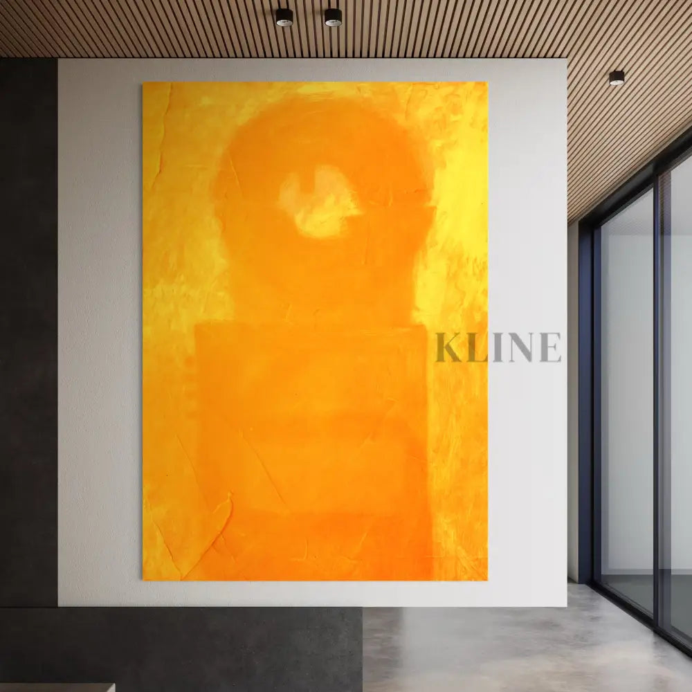 Yellow Cyclic - Hand Painting