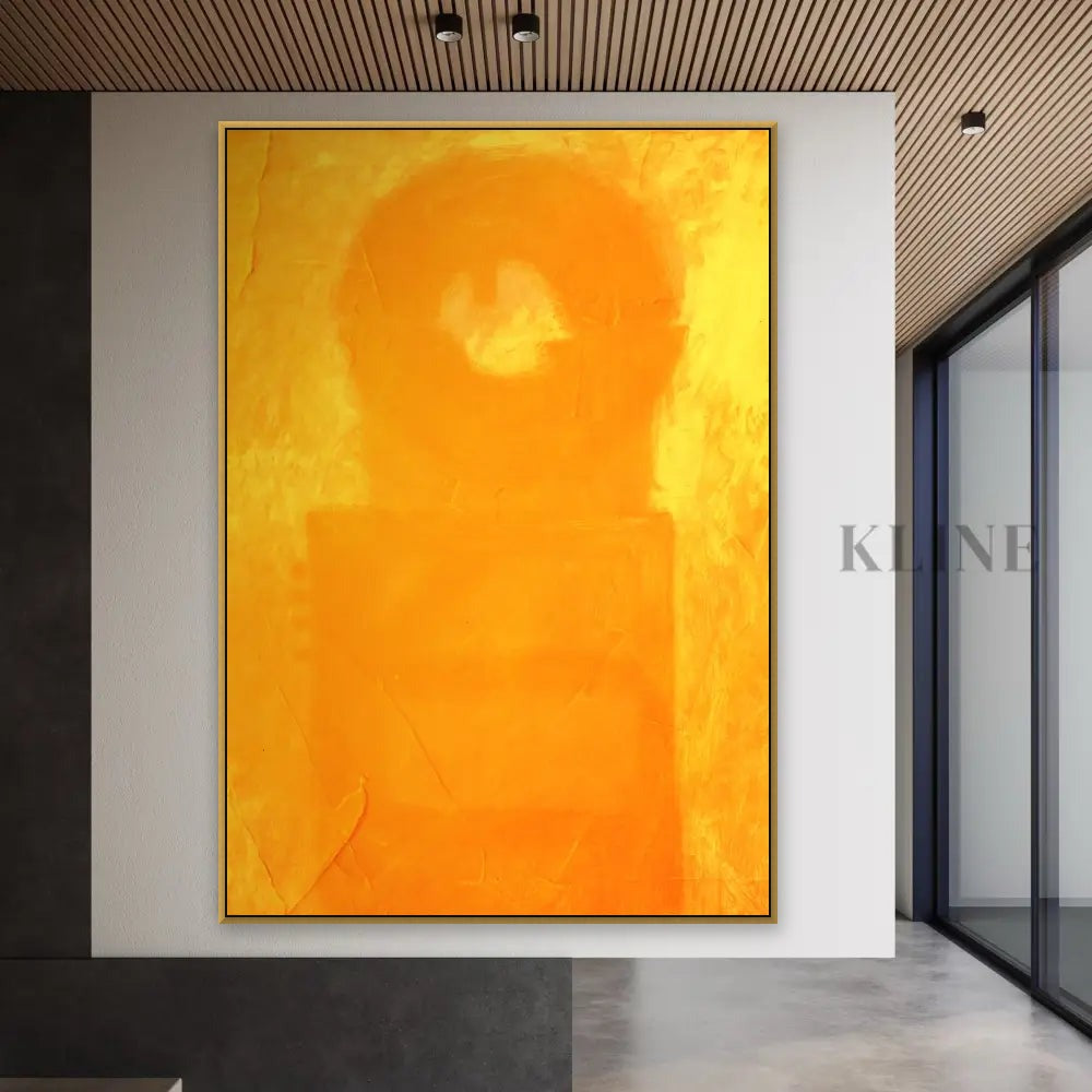 Yellow Cyclic - Hand Painting