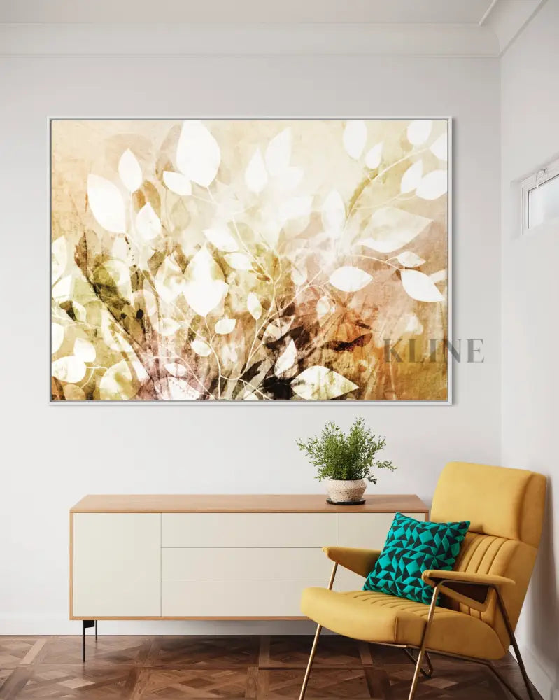 Yellow Garden Floral - Hand Painting