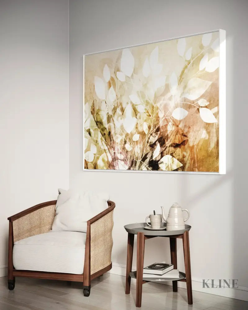 Yellow Garden Floral - Hand Painting 