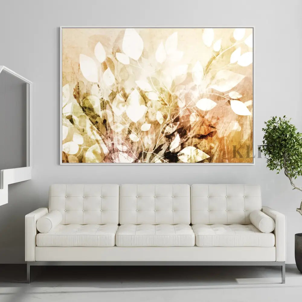 Yellow Garden Floral - Hand Painting 