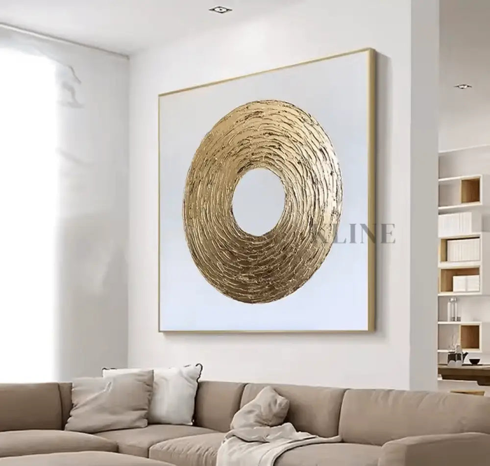 Yin - Hand Painting Arte de pared grande