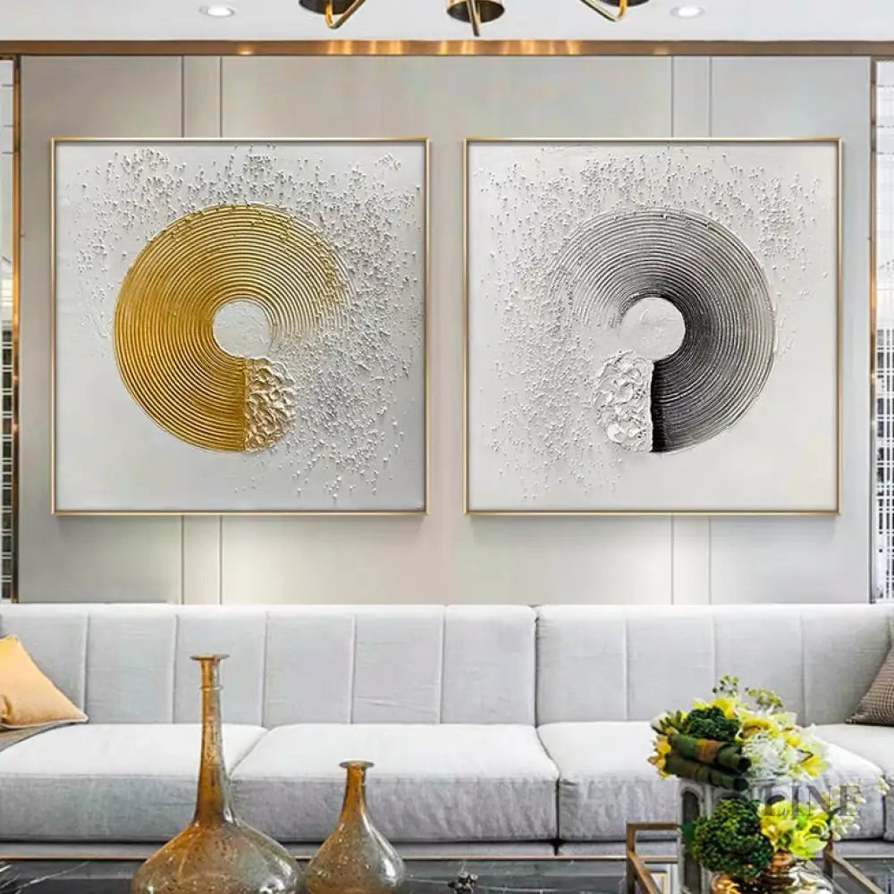 Yin Yang - Kline Collective Textured Wall Art