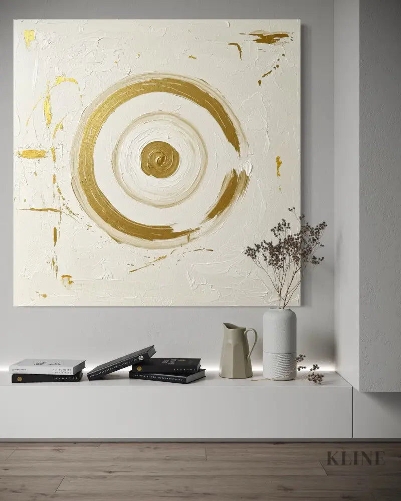 Zen Gold - Hand Painting