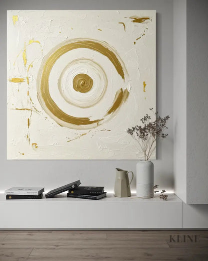 Zen Gold - Hand Painting