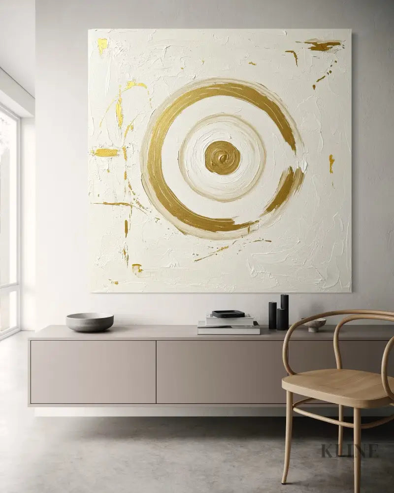 Zen Gold - Hand Painting 