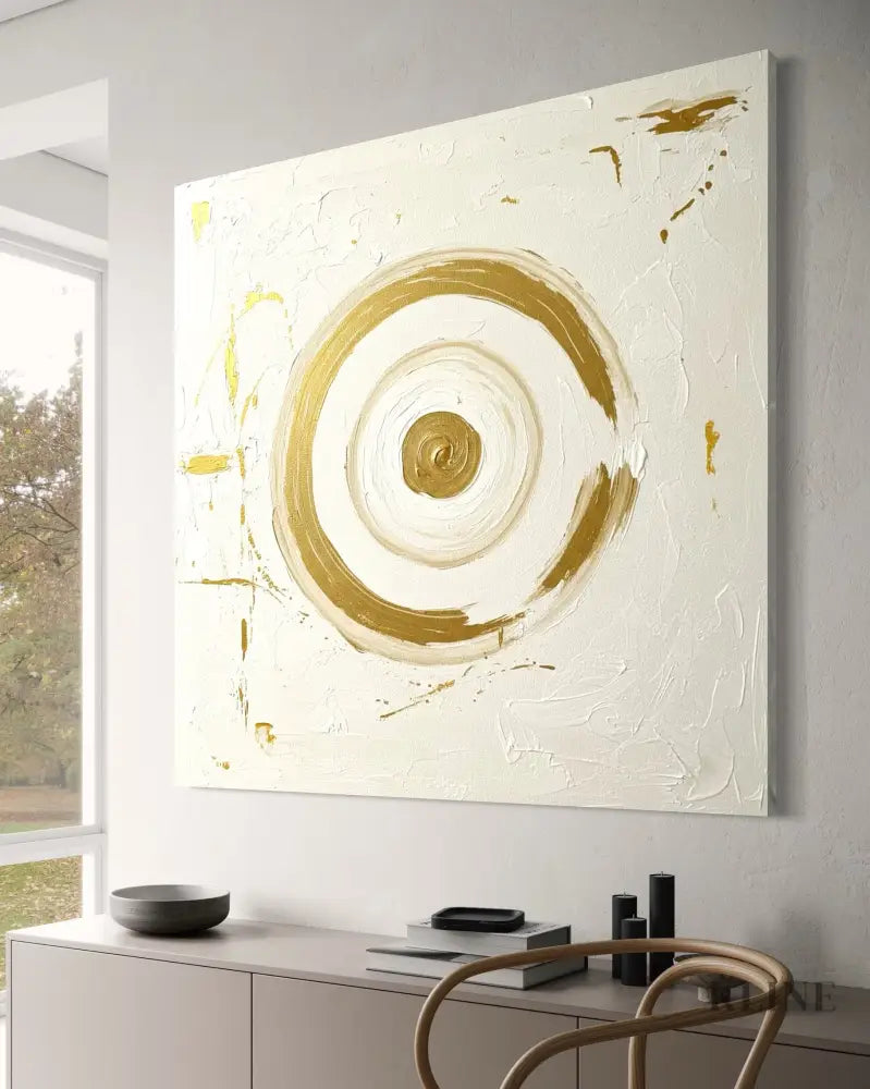 Zen Gold - Hand Painting
