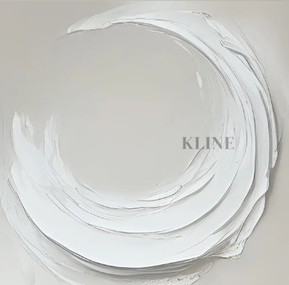 Hand-painted abstract wall art in white tones, enhancing interior spaces with elegance and vitality. Arte de pared grande